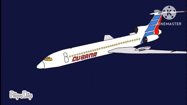 Cubana De Aviacion Flight 4387 and Trigana Air Service Flight 811 Mid-Air Collision Animation смотреть онлайн
