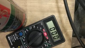 попытка 1  проверка напряжения после  розжига