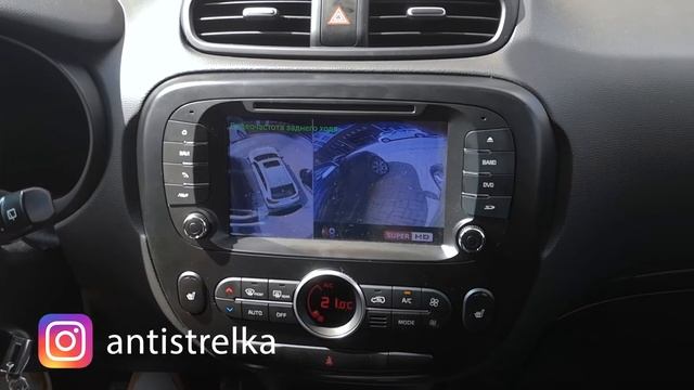 Система кругового обзора 360 RoXimo RBV-003 3D (на примере Kia Soul) смотреть онлайн