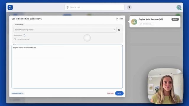 Calling and SMS for Actionstep (VXT integration) смотреть онлайн