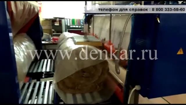 Упаковка стекловаты - машина ТМ-1А смотреть онлайн