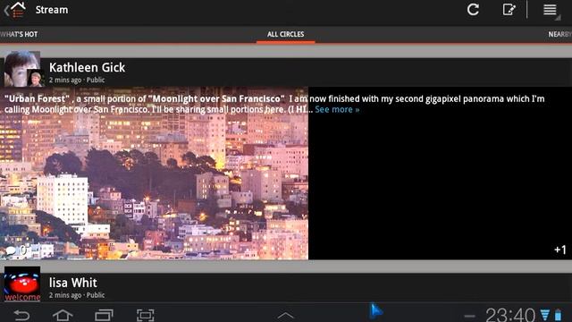 Hands on with the Google+ update for Android смотреть онлайн