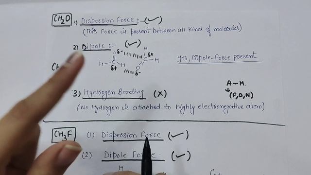 Strongest Intermolecular forces present in CH2O, CH3F, HBrO, Br2 #neet #jee #cbseexam #chemistry смотреть онлайн