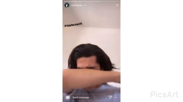 Conan Gray reacts to Taylor Swift listening to kid krow смотреть онлайн