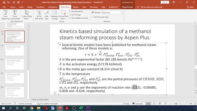 Aspen Plus: methanol steam reforming; kinetics based simulation смотреть онлайн