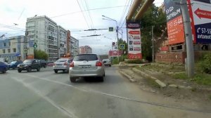 Томск .поездка на велосипеде по комсомольскому проспекту 😱😱