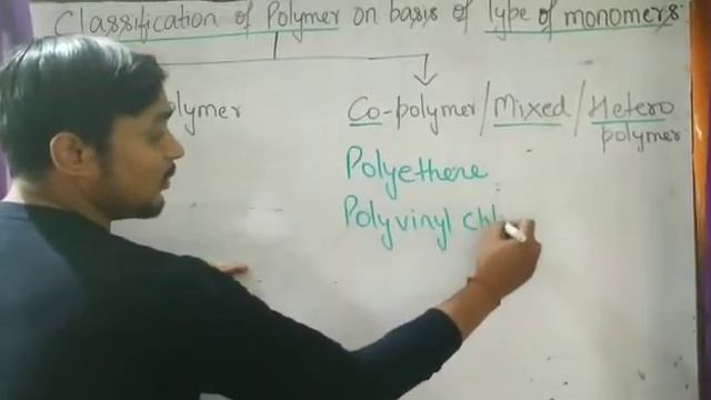 classification of polymer on the basis of type of monomers by Rajeev sir class 10,11,12 смотреть онлайн