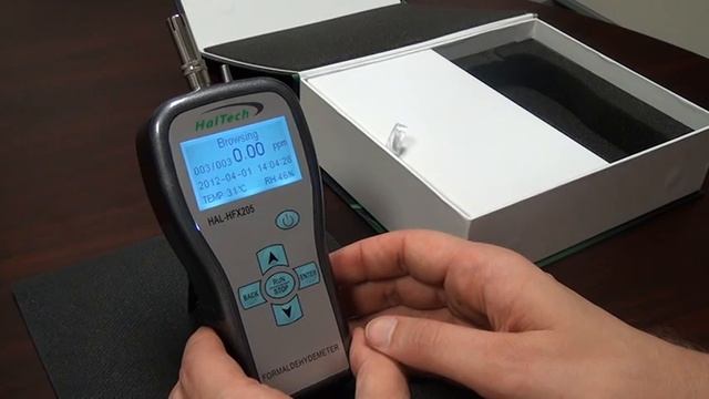Demo video for HAL-HFX205 handheld formaldehyde meter смотреть онлайн