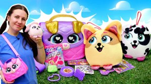 Игровой набор GLAMBUDDIES. Кто спрятался внутри? Щенок Коко! Распаковка игрушек для детей