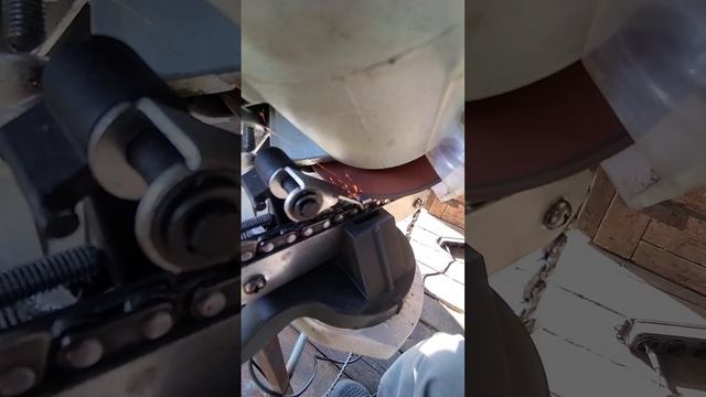 Заточка цепи бензопилы