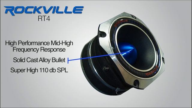 Rockville - RT4 - 2 Inch 120 Watt Titanium Tweeter - Overview смотреть онлайн
