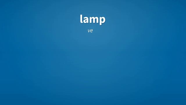 Lamp | Meaning of lamp смотреть онлайн