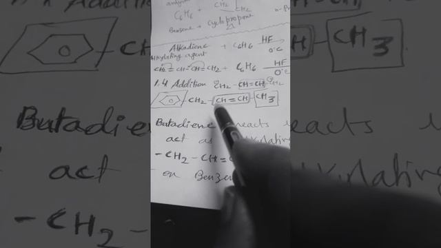 # benzene + Cyclo propane in AlCl3 (b ) C6H6 + 1 3,butadiene in HF @ Veena Dixit Chemistry IIT jee смотреть онлайн