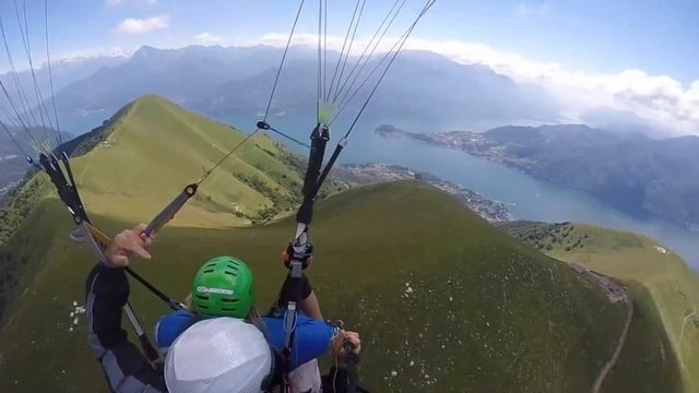 Lugano tandem paragliding смотреть онлайн