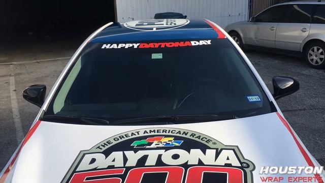 2017 Toyota Camry with Daytona Day Skin Wrap installed by Houston Vehicle Wrap Experts смотреть онлайн