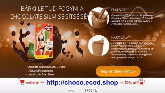 Chocolate Slim - élvezd ki a fogyás minden egyes pillanatát! смотреть онлайн