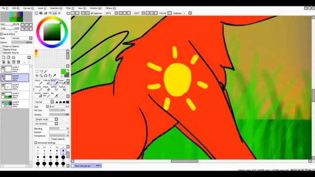 первая встреча Speedpaint