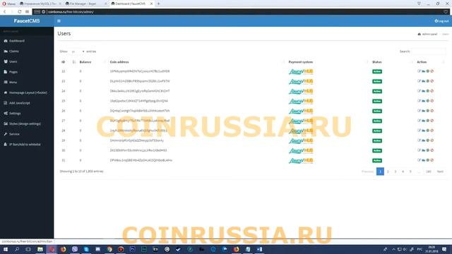 Крипто Сайт 3 Начальная настройка крана смотреть онлайн