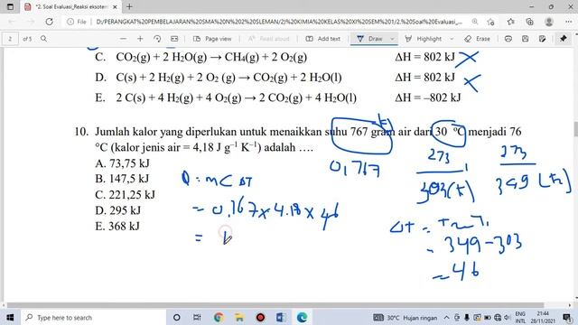 Part 2 ; Latihan Soal PAS Semester 1 Kimia Materi Termokimia смотреть онлайн