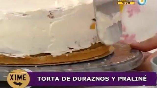 Gandiosa torta de durazno y praliné, tipico de panadería! смотреть онлайн