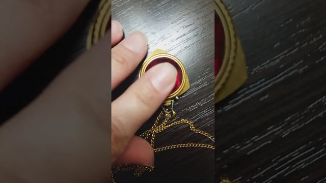 Часы "Заря" СССР Медальон Кулон Au5 смотреть онлайн