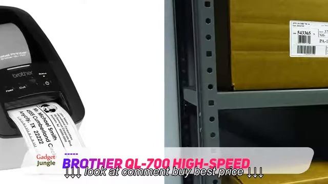 Best Label Printers Brother QL 700 High speed Review смотреть онлайн