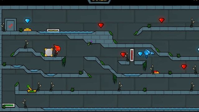Smartlу 44 seconds FIREBOY & WATERGIRL 5: ELEMENTS WATER TEMPLE LEVEL 2 Огонь и Вода 5 Элементы Вод смотреть онлайн