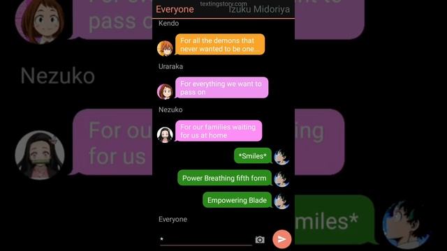 Demon Slayer Deku texting story pt.53 смотреть онлайн