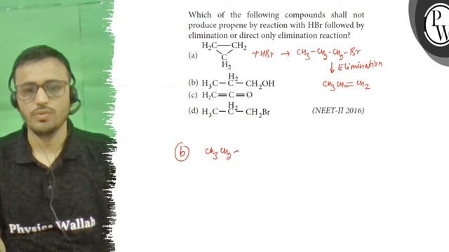 Which of the following compounds shall not produce propene by react... смотреть онлайн
