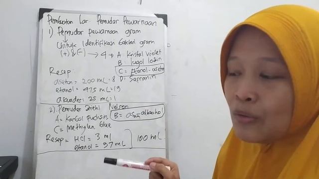 PEMBUATAN LARUTAN PEMUDAR PEWARNAAN GRAM DAN ZIEHL NELSON смотреть онлайн