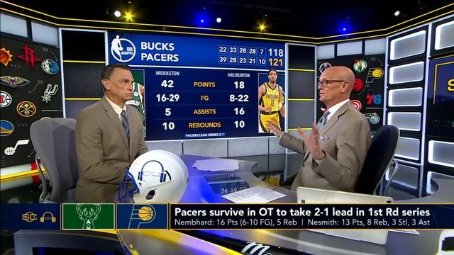 'PACERS STEP UP in a BIG MOMENT!' Tim Legler reacts to Game 3 OT win vs. Bucks | SC with SVP смотреть онлайн