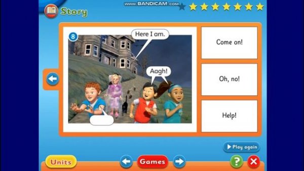 Super Minds 1 Unit 6: Story practice Workbook page 74-75