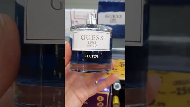 Минеральный пудровый кокосовый аромат Guess 1981 Indigo for Men #парфюмерия #бюджетныеароматы смотреть онлайн