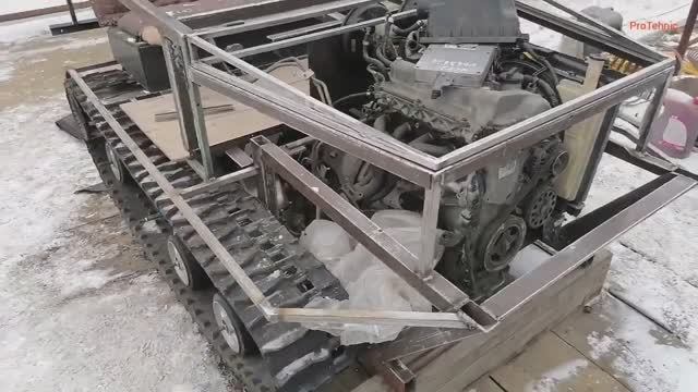 Гусеничный Вездеход (4 Часть_ Поворотный Модуль, Тормозной Маятник, Демонтаж ДВС и АКПП...).mp4 смотреть онлайн