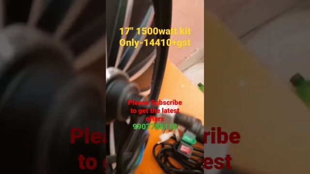 17 inch 1500 watt bldc hub motor conversion kit #electric #bike only-14410+gst || bas ev tech смотреть онлайн