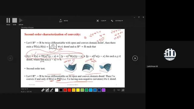 MA 451 L11 Convexity of functions III SOC Hessian approach смотреть онлайн