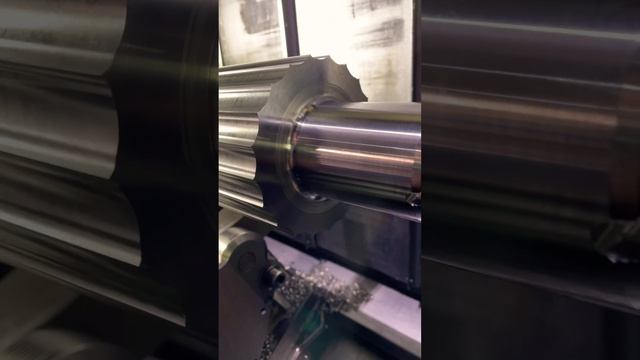 Обработка вала со сложным профилем Ra 0,6; h7 #cnc #5axis #metal #mazak #fabric #jobshop #чпу #agf смотреть онлайн