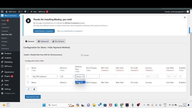 Pay 20% Advanced for product Woocommerce || Add COD advance payment before Cash On Delivery смотреть онлайн