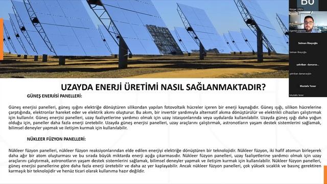 Uzayda Enerji ve Kaynaklar- Av. Egemen DEMİRER - Şırnak Üni. Enerji Bilimi ve Teknolojileri Kulübü смотреть онлайн
