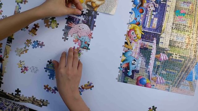 007# Pokemon Puzzle 1000 pcs Pikachu Part 4 Smiley77 Day 02 смотреть онлайн