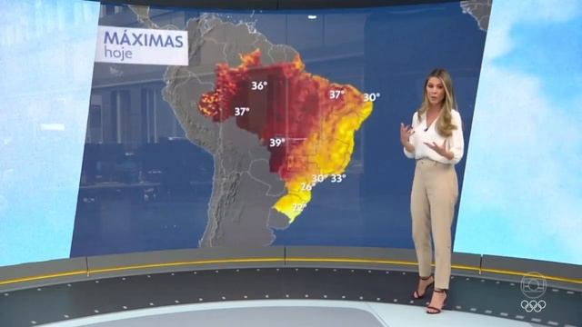 ⛅ Previsão do Tempo do Jornal Hoje | 05/08/24 - Segunda-feira | Previsão Brasil смотреть онлайн