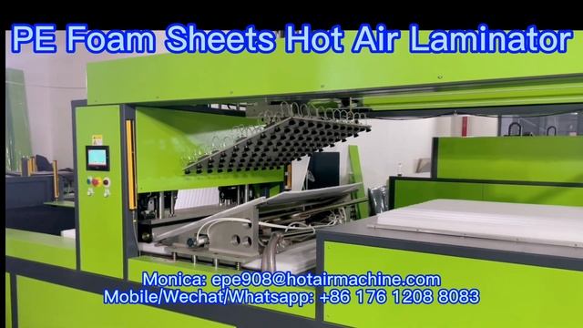 PE Sheet Hot Air Laminating Machine | EPE Plank Laminator | XPE Laminate