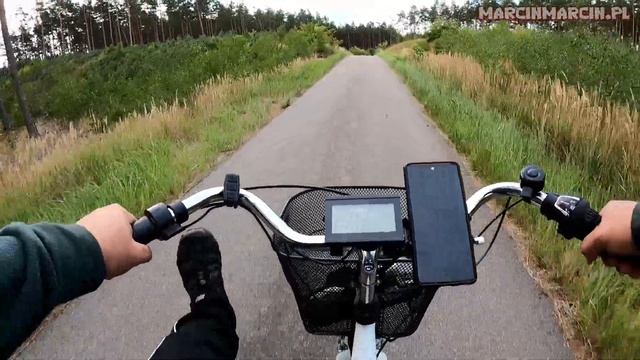 EBIKE 250W 36V REAR - pierwsza jazda po konwersji na elektryka смотреть онлайн