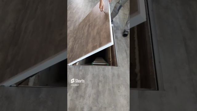 Напольный люк Самоподъемный Невидимка смотреть онлайн