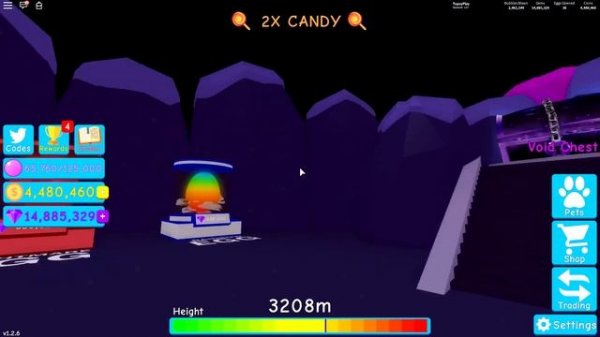 Добрался до самой высокой локации в Симуляторе Жвачки | Roblox Bubble Gum Simulator