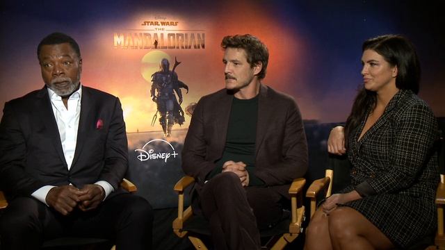 Star Wars: The Mandalorian: Pedro Pascal, Gina Carano & Carl Weathers Interview | ScreenSlam