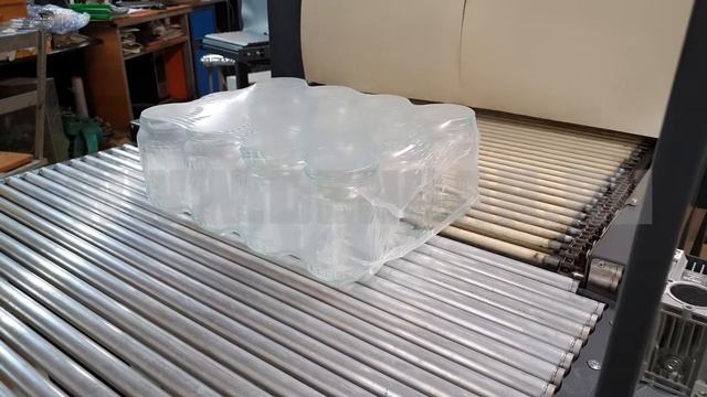 Групповая Упаковка пустой стеклянной тары от 0,25л до 3л в пленку смотреть онлайн