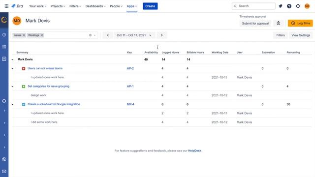 How to log your work time in JIRA with Timescale Timesheet смотреть онлайн
