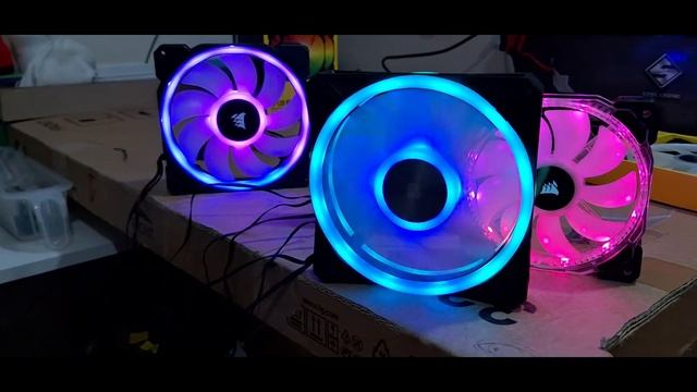 Fan RGB Corsair QL120 e QL140 смотреть онлайн
