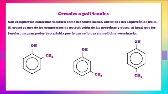 Fenoles, Cresoles y Naftoles. Formulación, usos, ejemplos. смотреть онлайн
